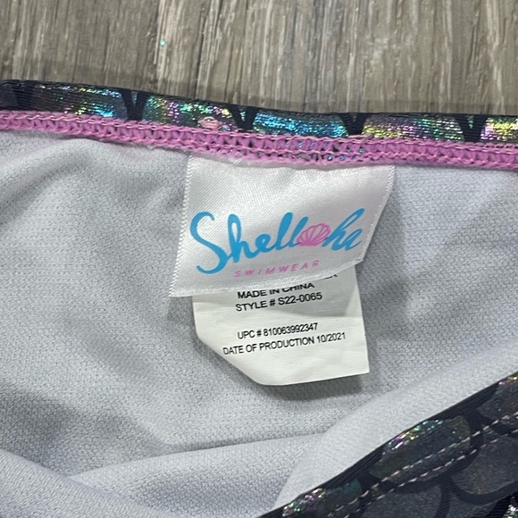 Shelloha Bikini Swimsuit Size 4 Mermaid 2 piece J34 - Picture 2 of 2